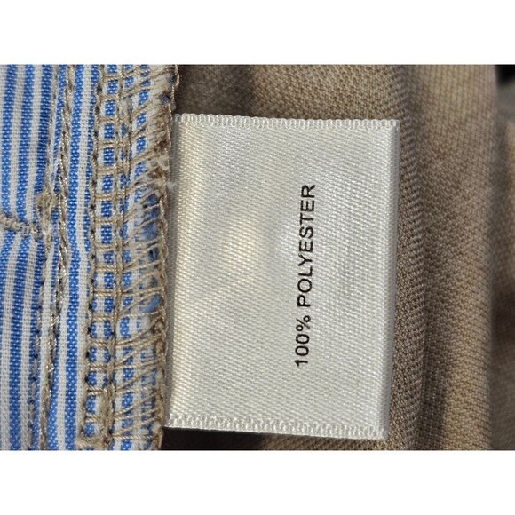 GC Men's 40 Peter Millar Wrightsville Performance Short 9" Shorts Tan Khaki EUC - Picture 7 of 8